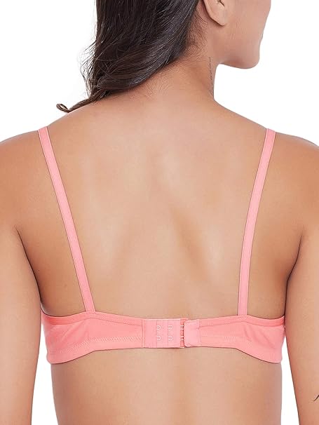 Clovia Women’s Cotton Non-Padded Wire-Free T-Shirt Bra – Everyday Comfort Fit